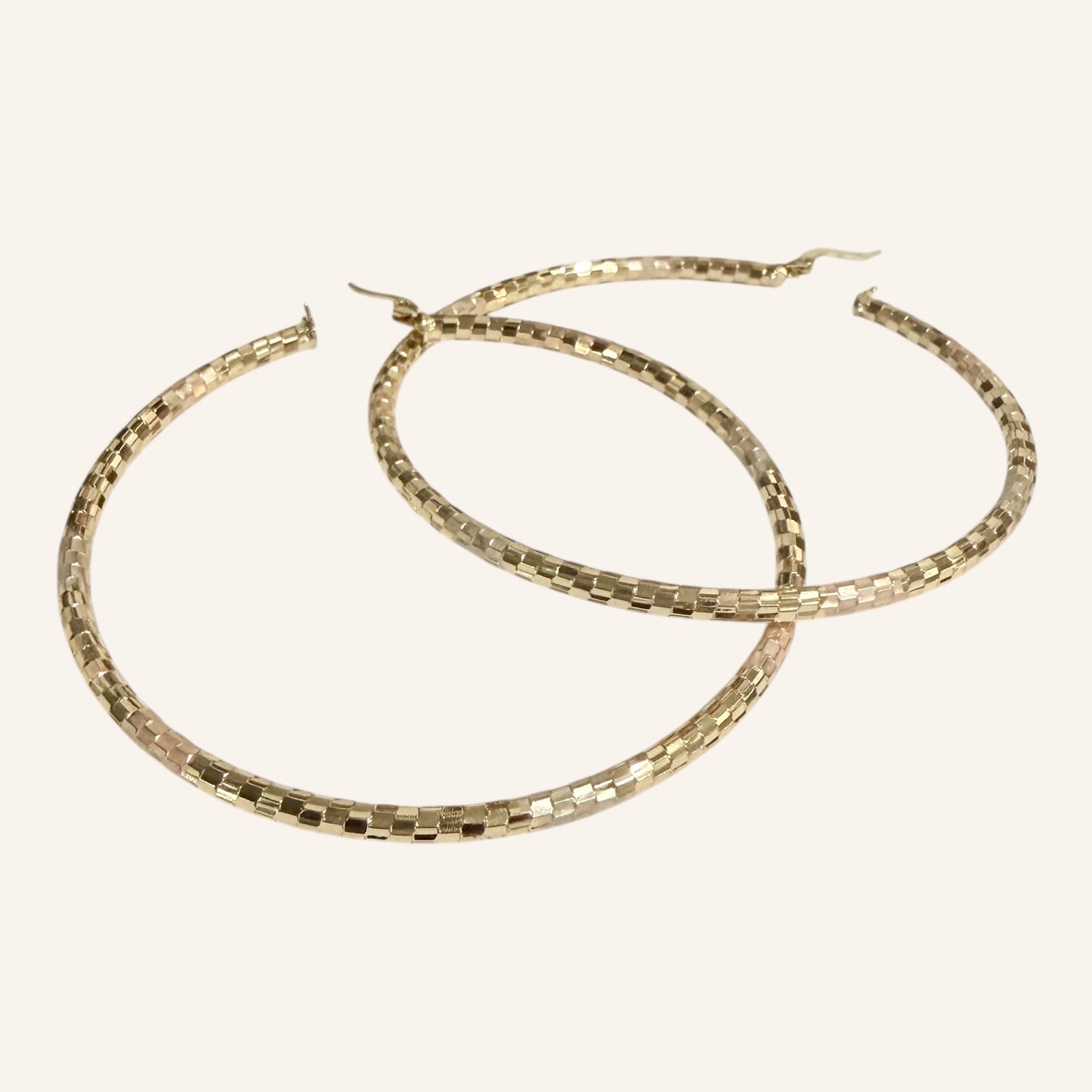 Glow Gold Hoop Earrings