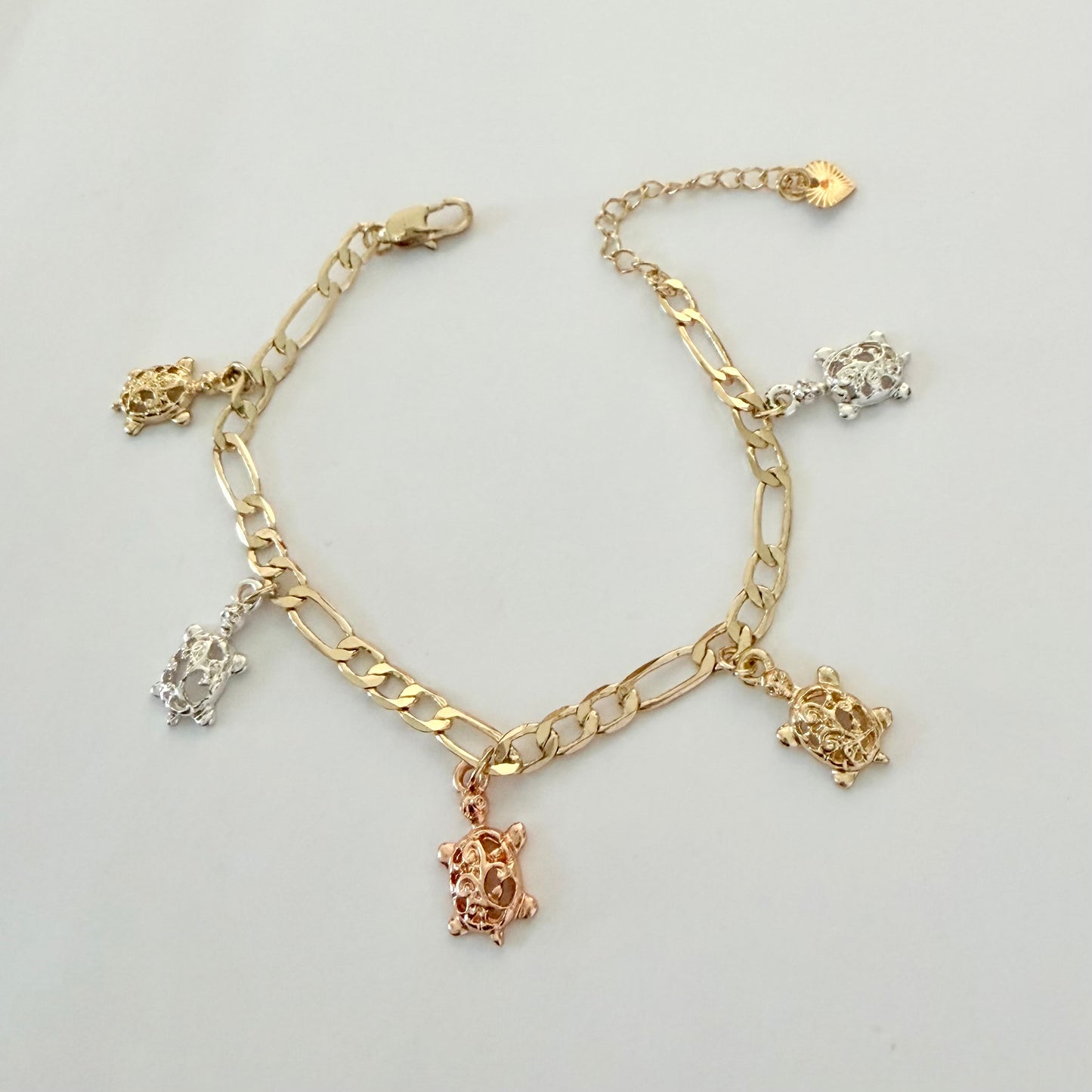 Lucky Turtle Charm Bracelet