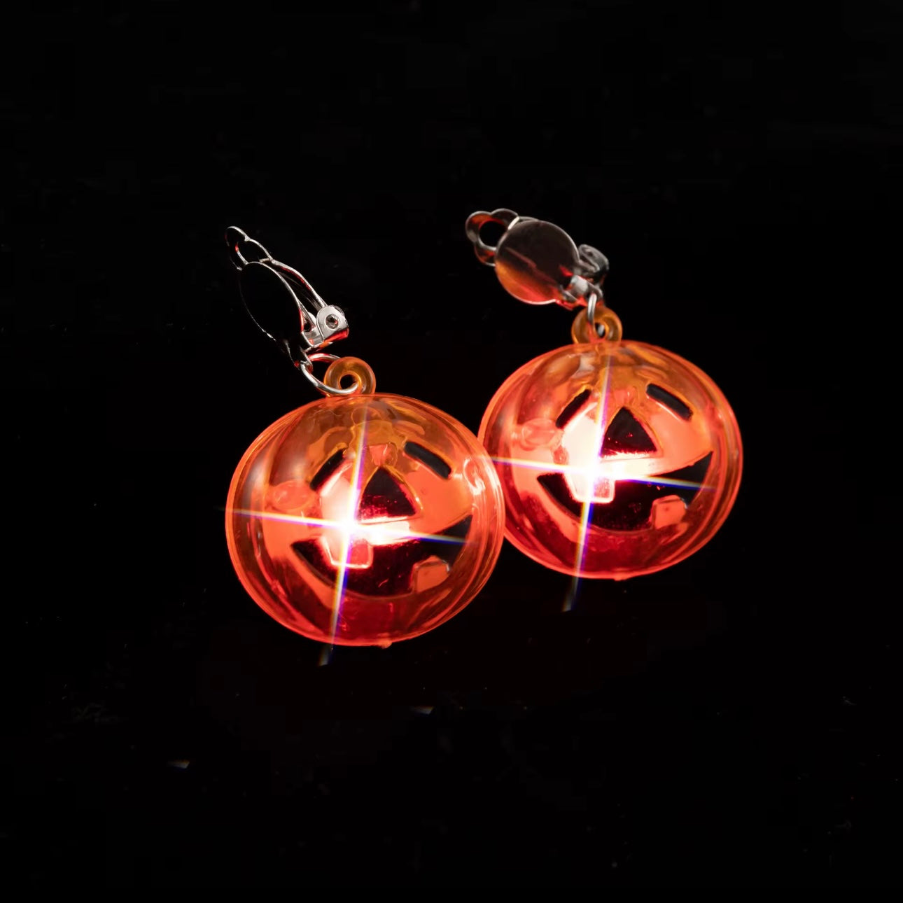 Light up Pumpkin Earrings