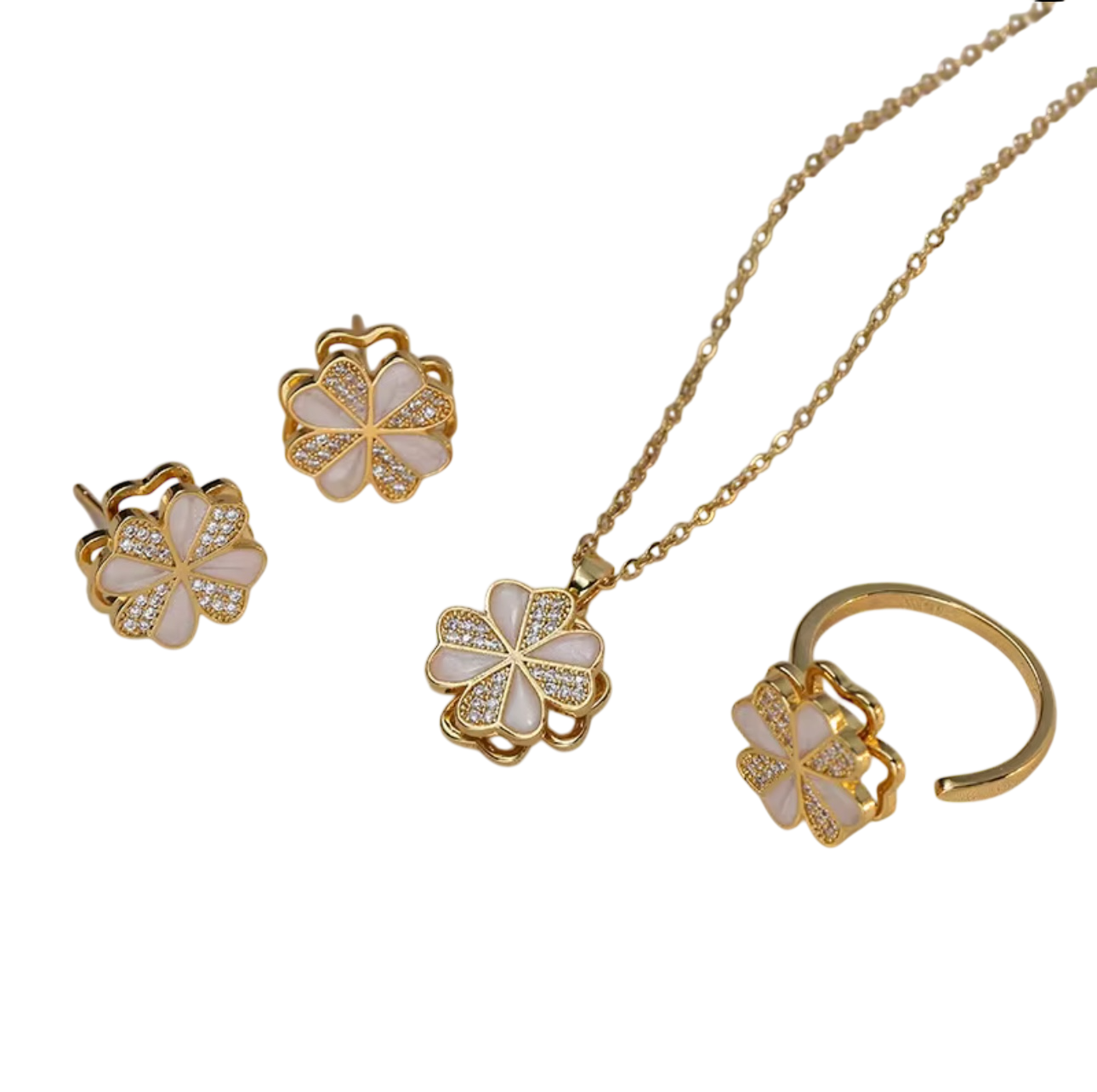 4Leaf Clover Jewelry Set