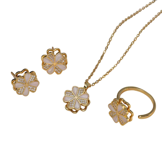 4Leaf Clover Jewelry Set