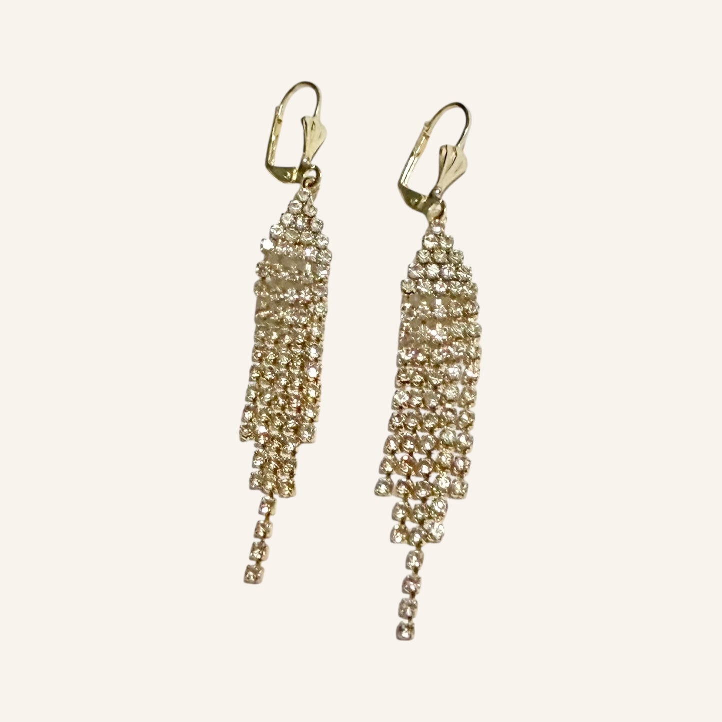 Golden Cascade Drop Earrings