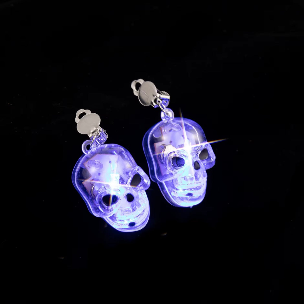 Light up Skull Earrings