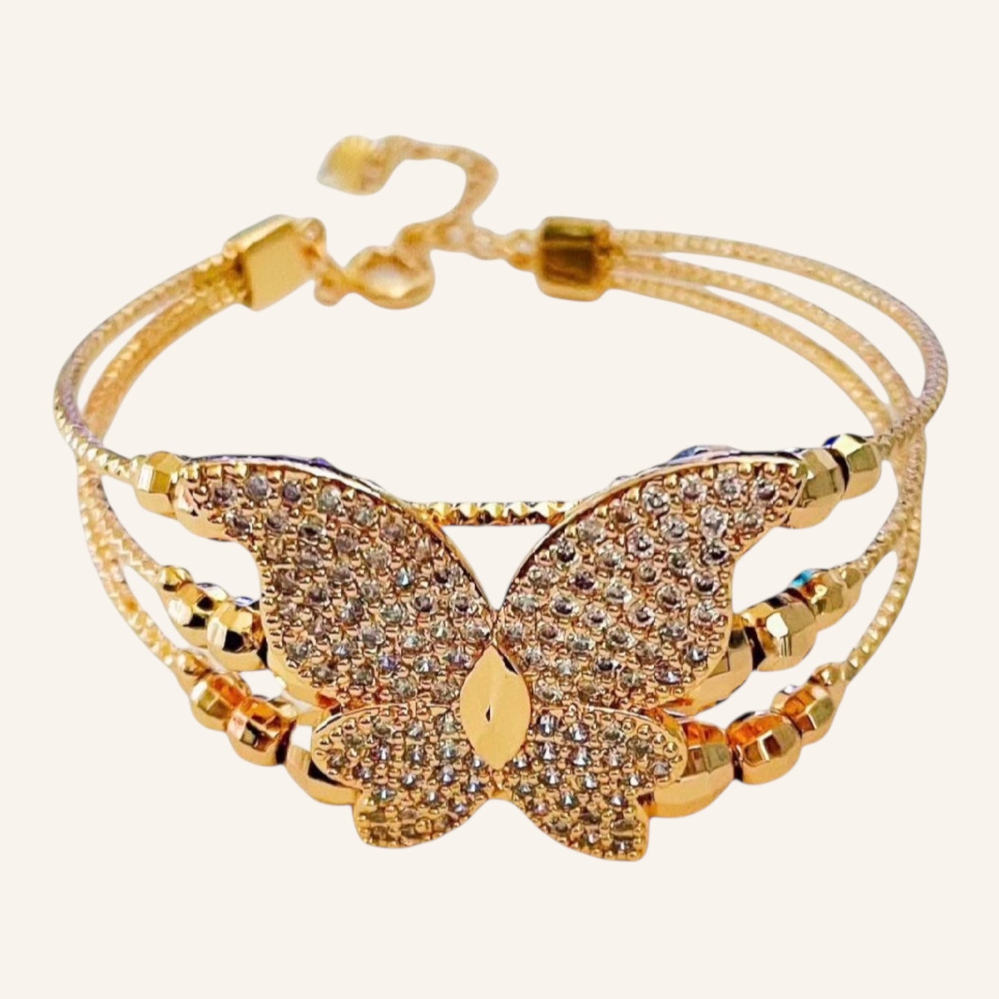 Golden Butterfly Bracelet