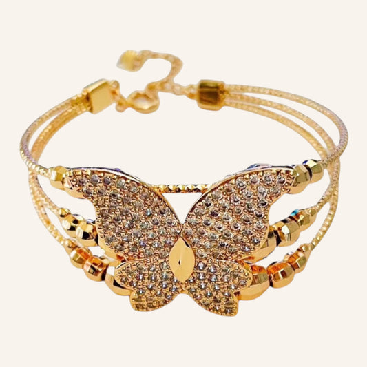Golden Butterfly Bracelet
