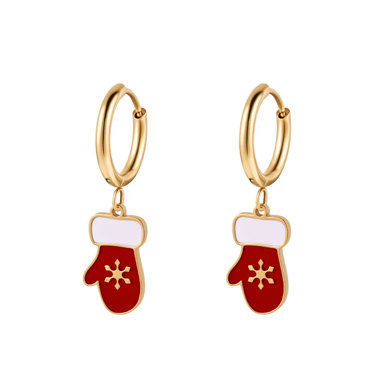 Holiday Hoop Earrings