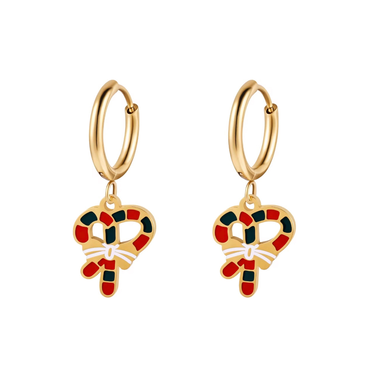Holiday Hoop Earrings