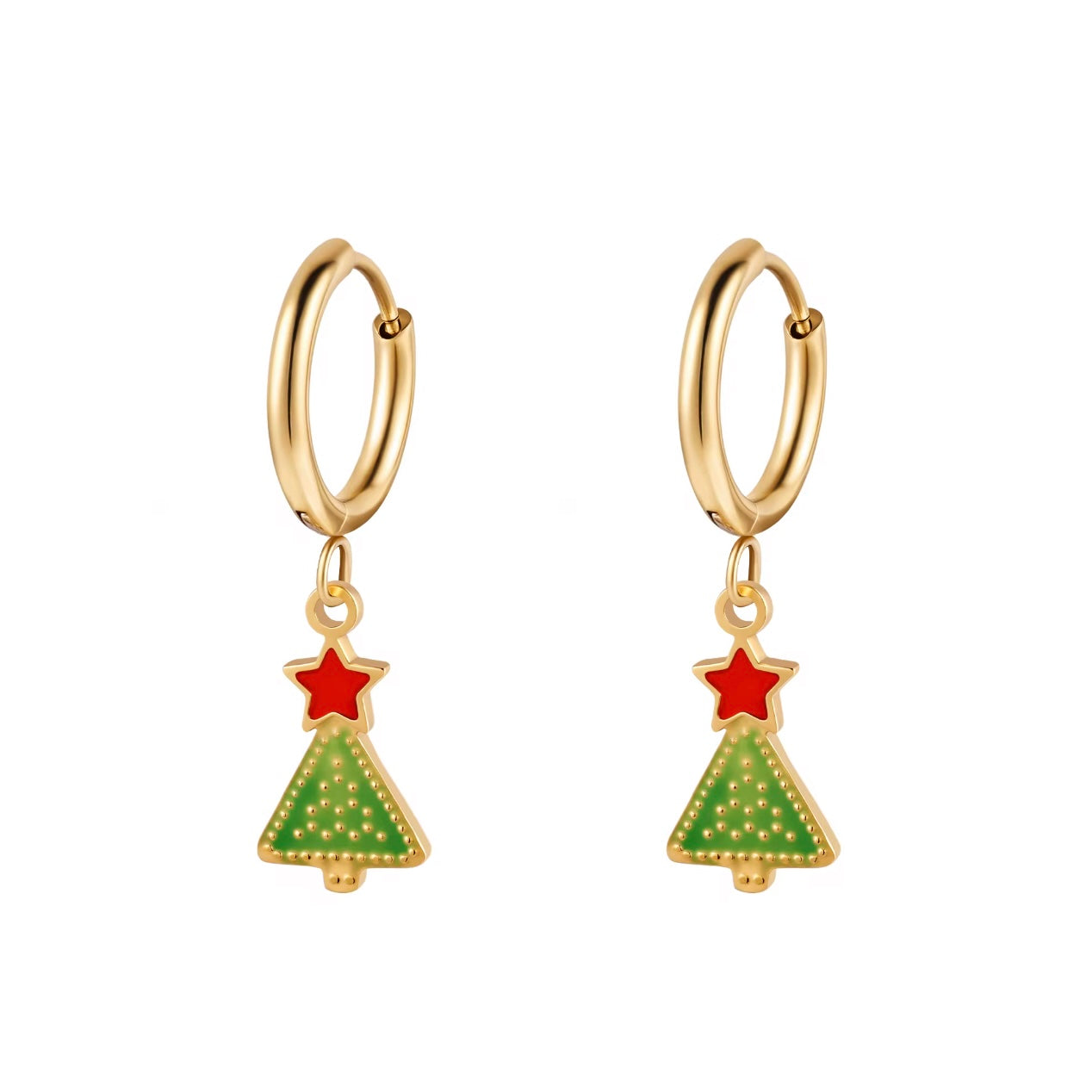 Holiday Hoop Earrings