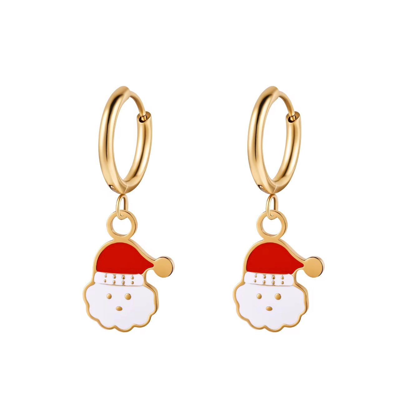 Holiday Hoop Earrings