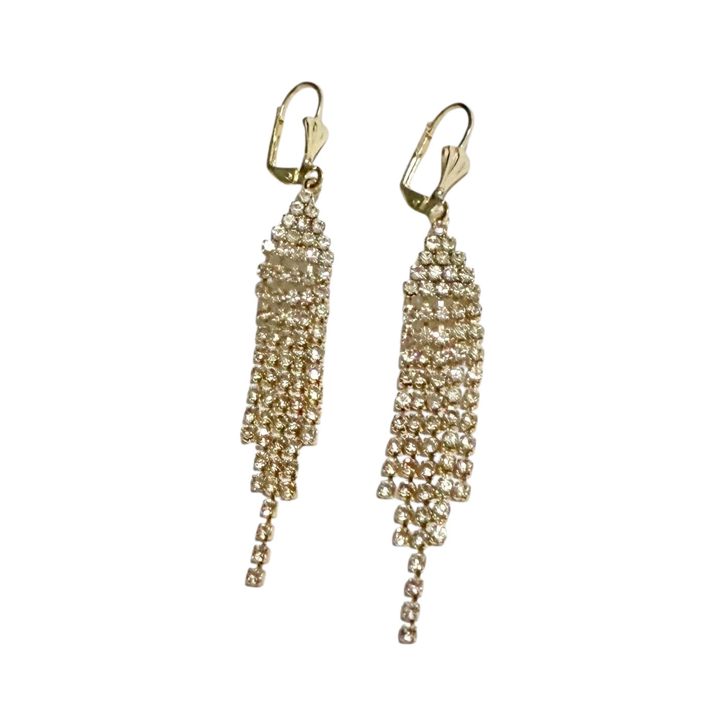 Golden Cascade Drop Earrings