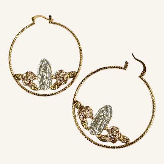 Sacred Icon Hoop Earrings