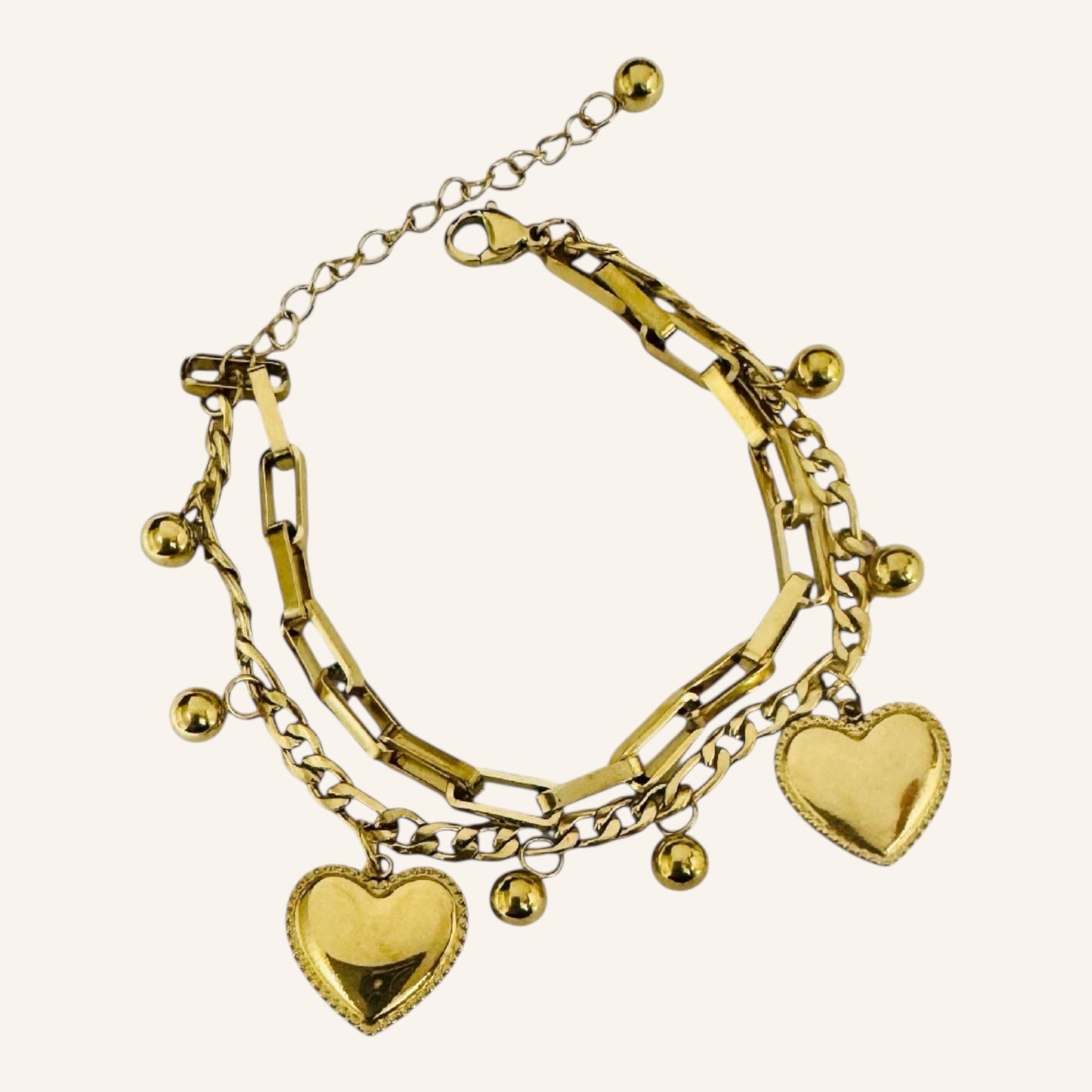 Heartlink Charm Bracelet