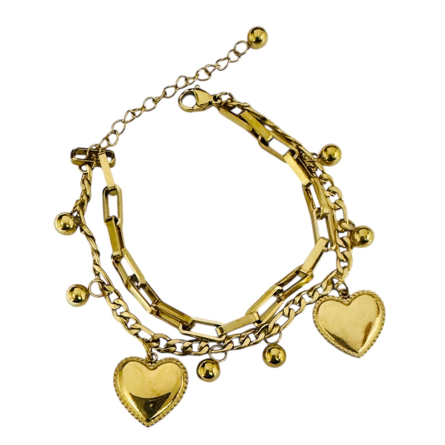 Heartlink Charm Bracelet